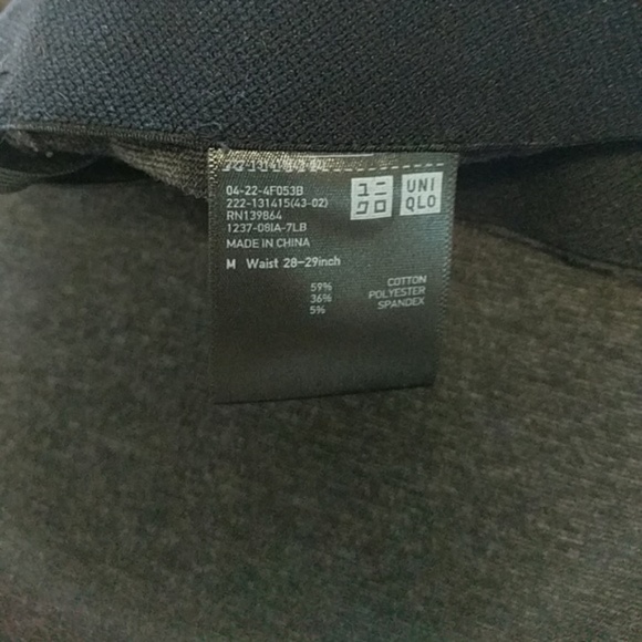 Uniqlo Medium Charcoal Stretch Pencil Skirt - Picture 5 of 5